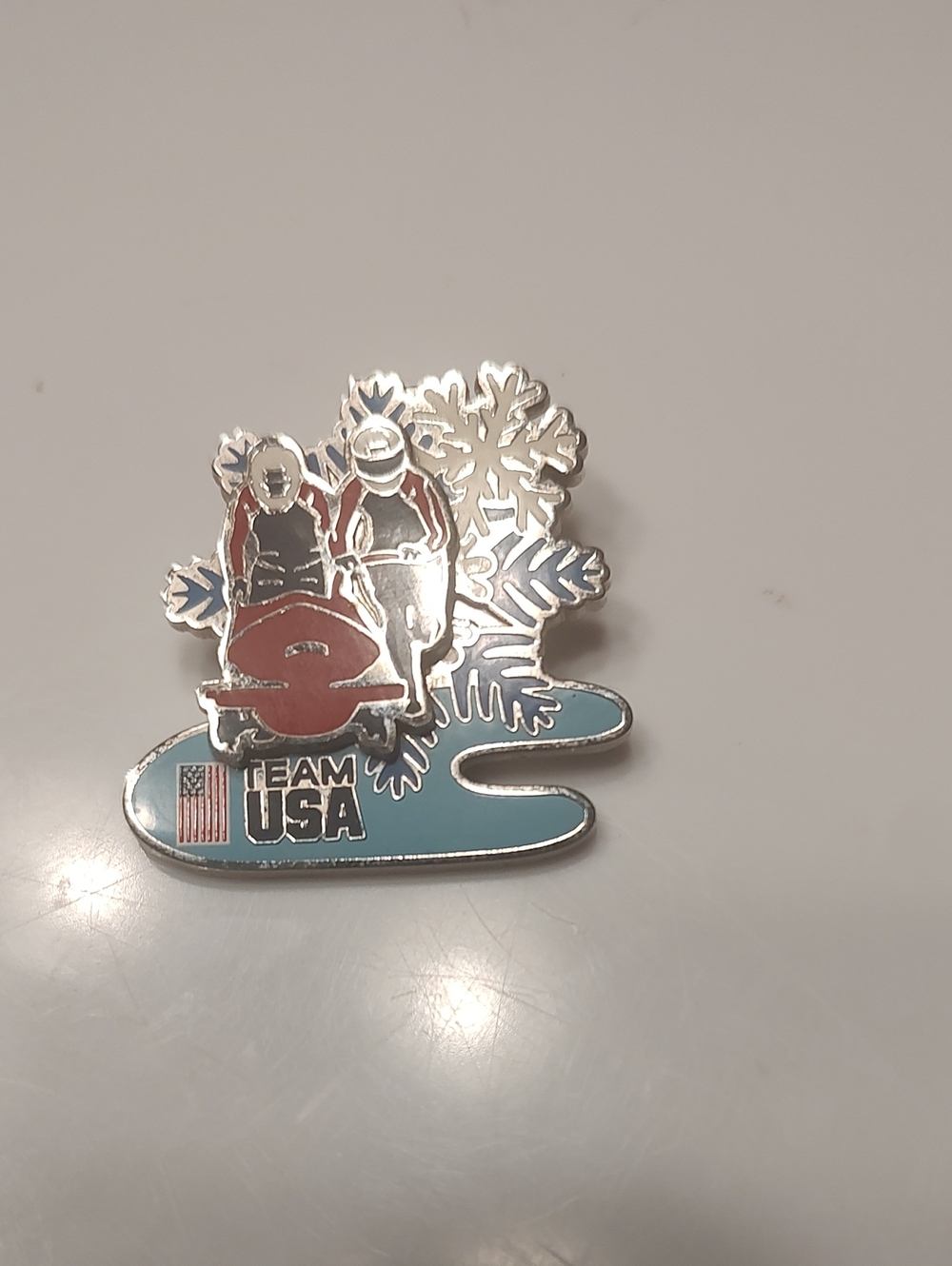 TEAM USA USOC OLYMPIC GAMES PIN BADGE 2022 BEIJING Bobsled Pin